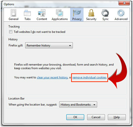 how to remove history